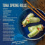 Blue Dragon Rice Paper Spring Roll Wrappers 4.7oz (Pack of 1) - Vietnamese Rice Paper Sheets - No Added Colors, Flavors Or Preservatives - Vegan, Gluten Free, Non-GMO