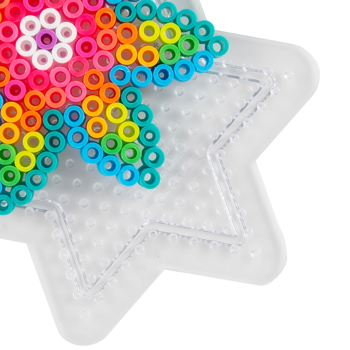 Perler Beads Large Square Pegboards for Kids Crafts, 4 pcs