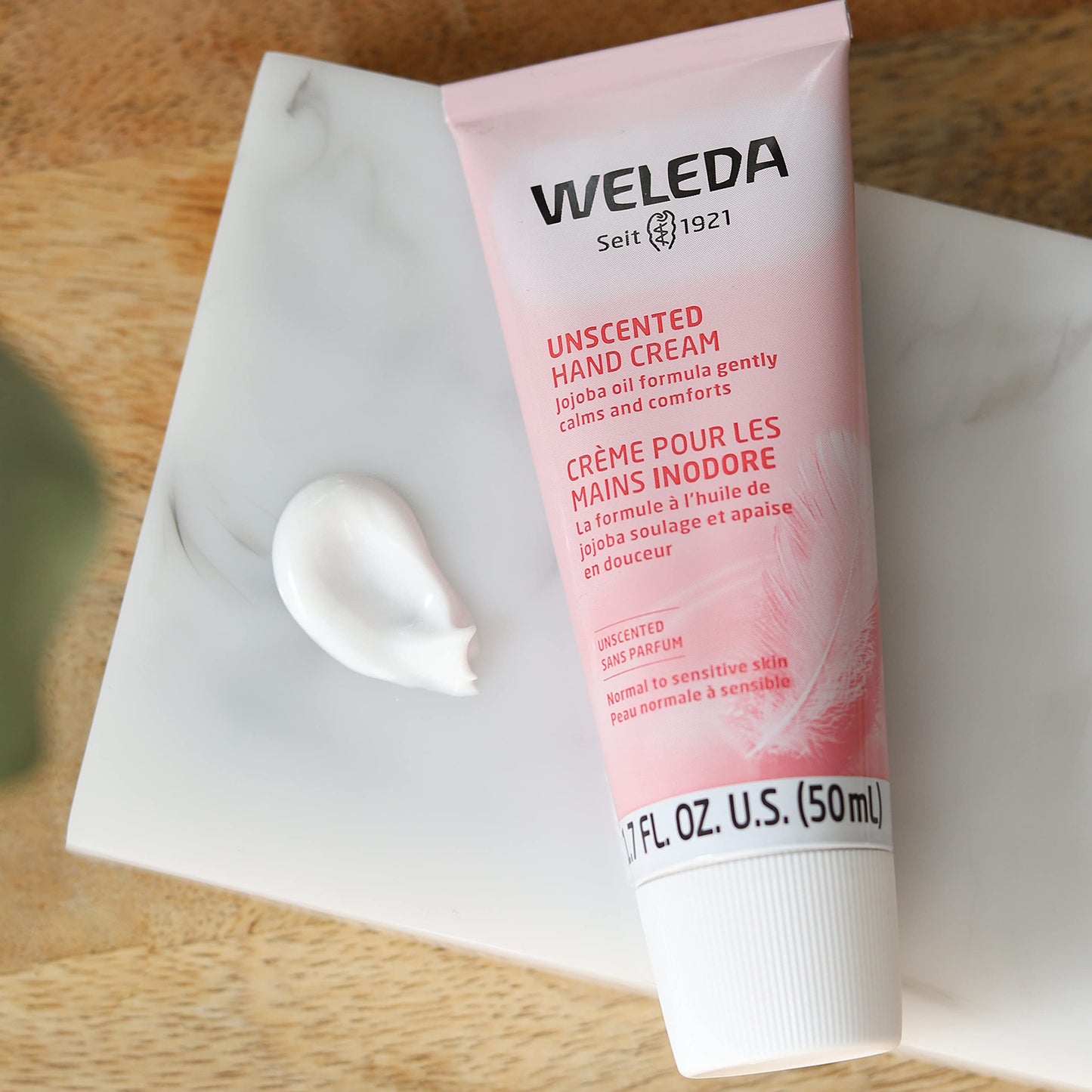Weleda Unscented Hand Cream, 1.7 Fluid Ounce, Plant Rich Moisturizer with Jojoba, Borage and Coconut Oils