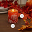 Luminara - Flameless Flickering Real Wax Moving Flame Battery Operated Unscented Candle LED Décor & Gift- Embossed Pillar Collection