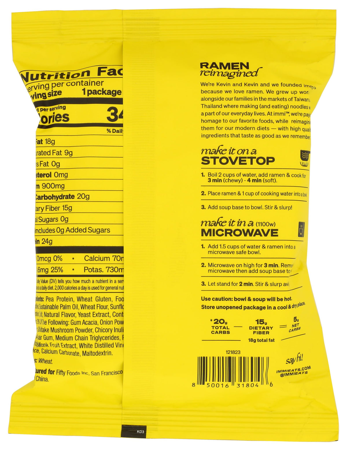 Immi Ramen Spicy Beef, 2.6 Ounce