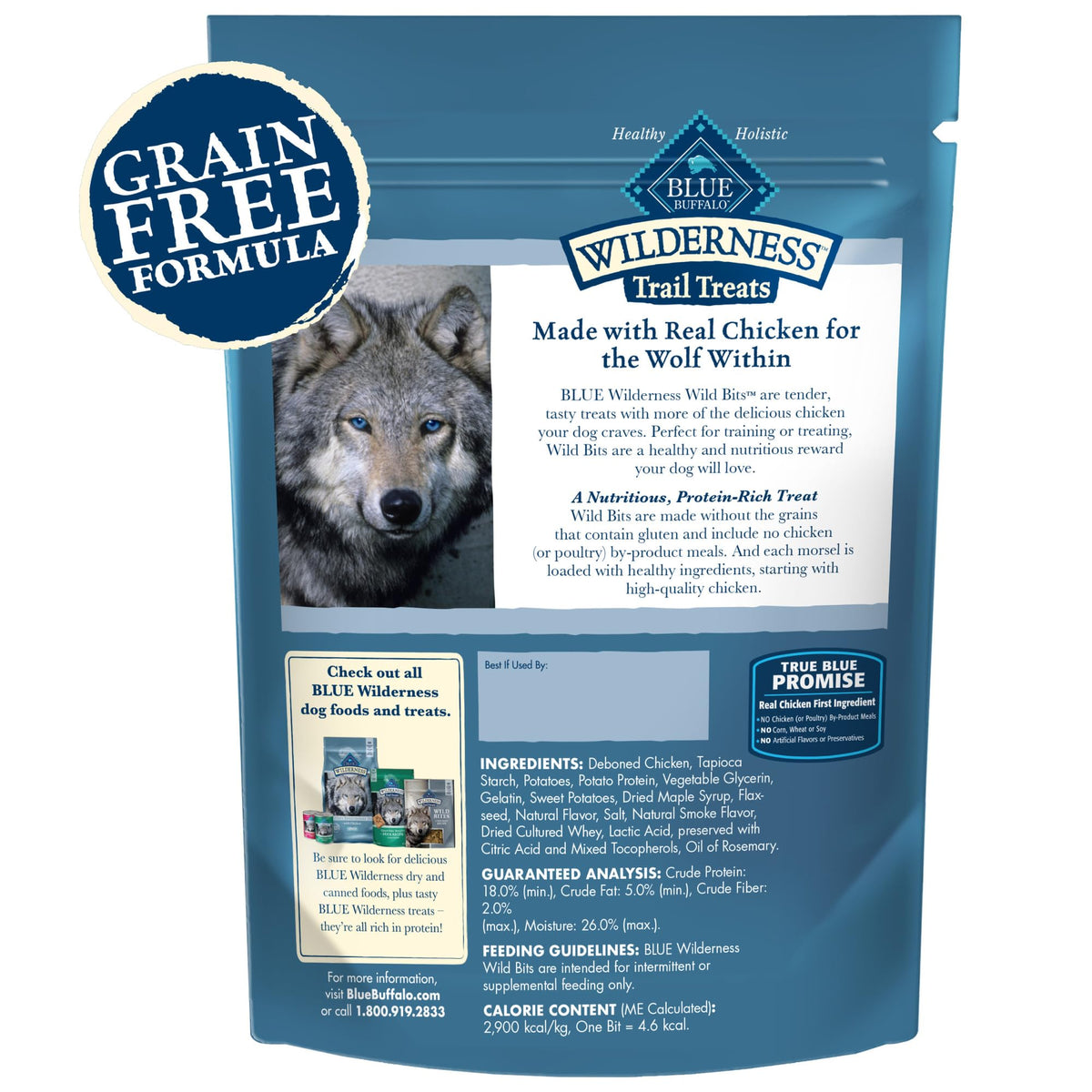 Blue Buffalo Wilderness Bits Bag Dog