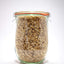 Weck Tulip Jar Rubber Sole & Two Metal Clamps Food Storage Jar Round Preserve Container Clear Preserving Seal Wire Clip Fastening Kitchen Canning Cereal Sugar Beans Spice - 33.8 fl. oz Single 1 liter