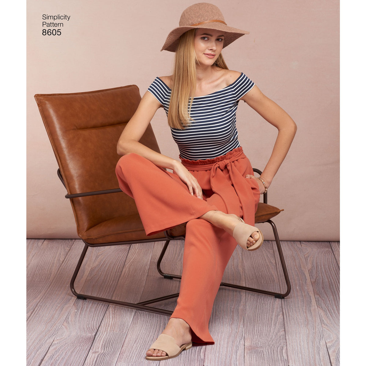Simplicity S8605 Women's Pull-On Skirt & Wide-Leg Pants Sewing Pattern, Sizes 6-24