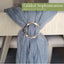 Thoughtful Distribution Co 6pcs Gold Scarf Ring & Clip for Women, Shawl Accessories